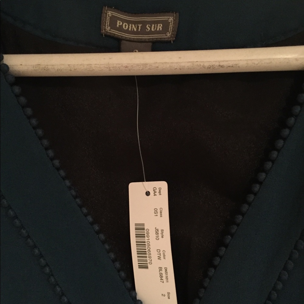 Point Sur V-Neck Ruffle J.Crew Dress - Picture 5 of 6